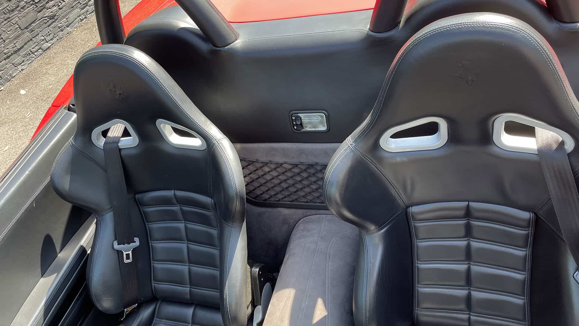 Seats of the Ferrari 550 Barchetta