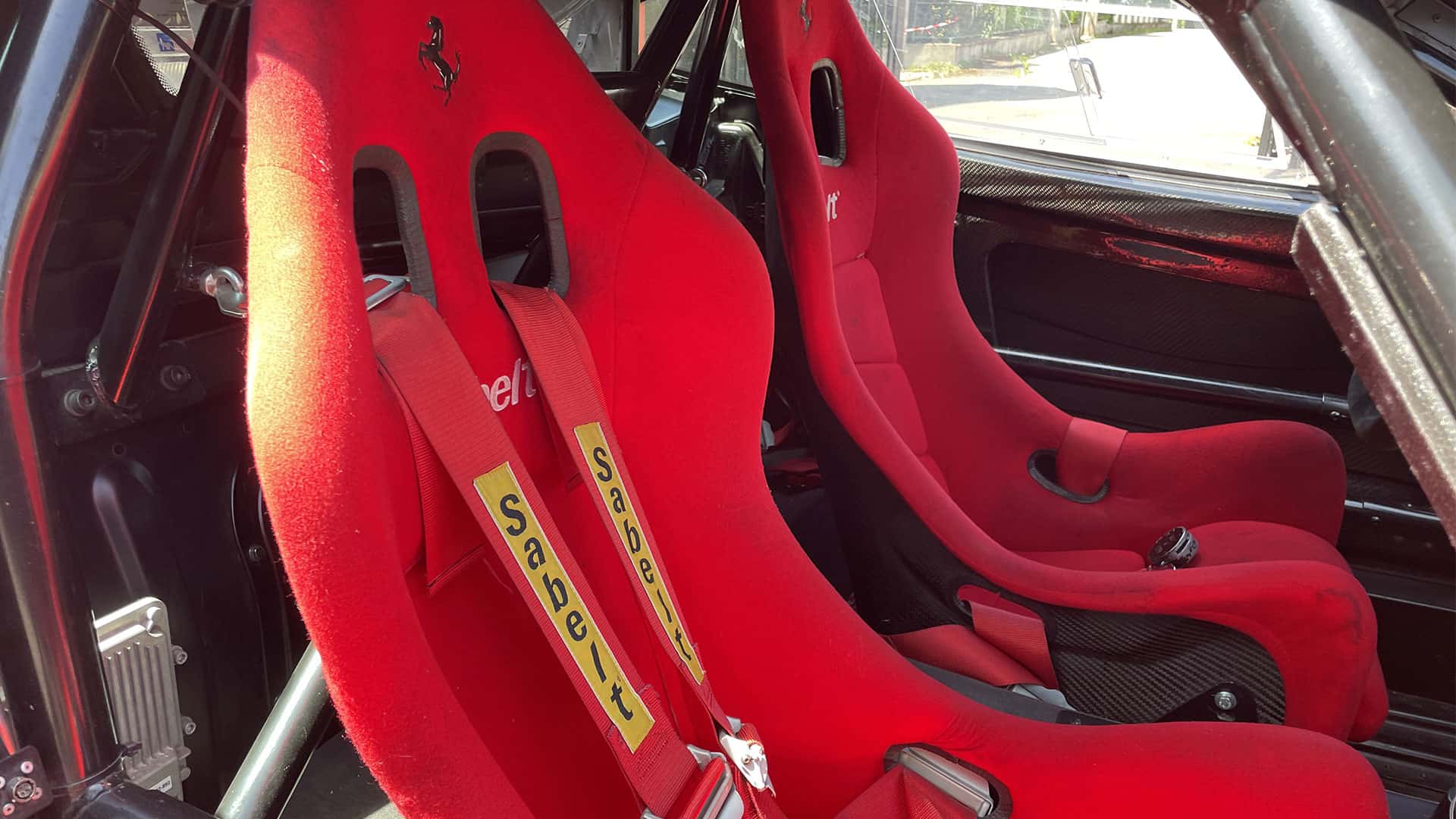 Seats of the Ferrari F430 Challenge GT3